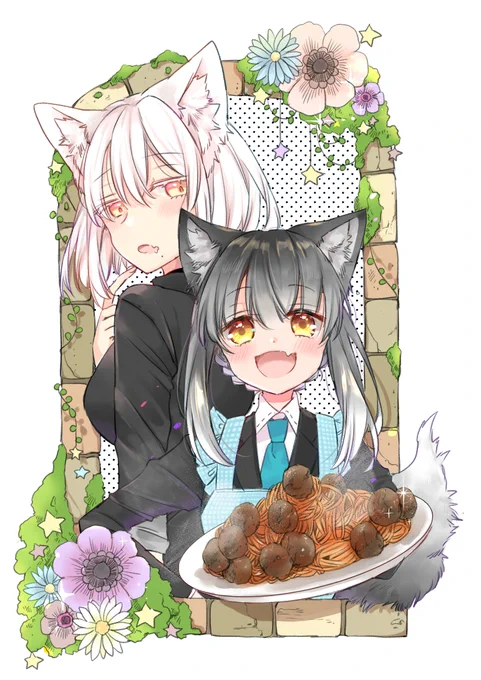 「手作り…!?いいな…」
片想い百合🐺🐺

#創作百合 