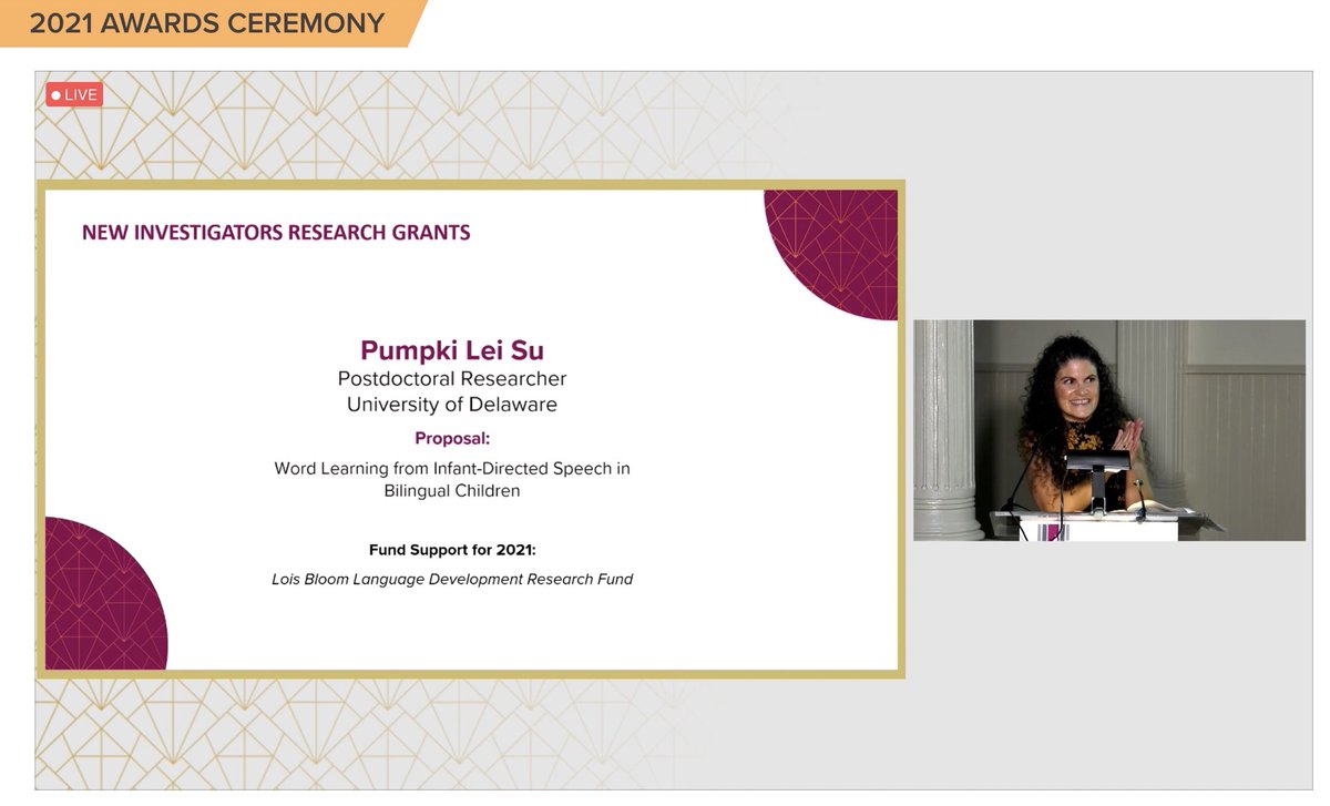 I am so excited and grateful to receive an #ASHFoundation New Investigator Award this year to start a second line of work on word learning in bilingual children!!!
