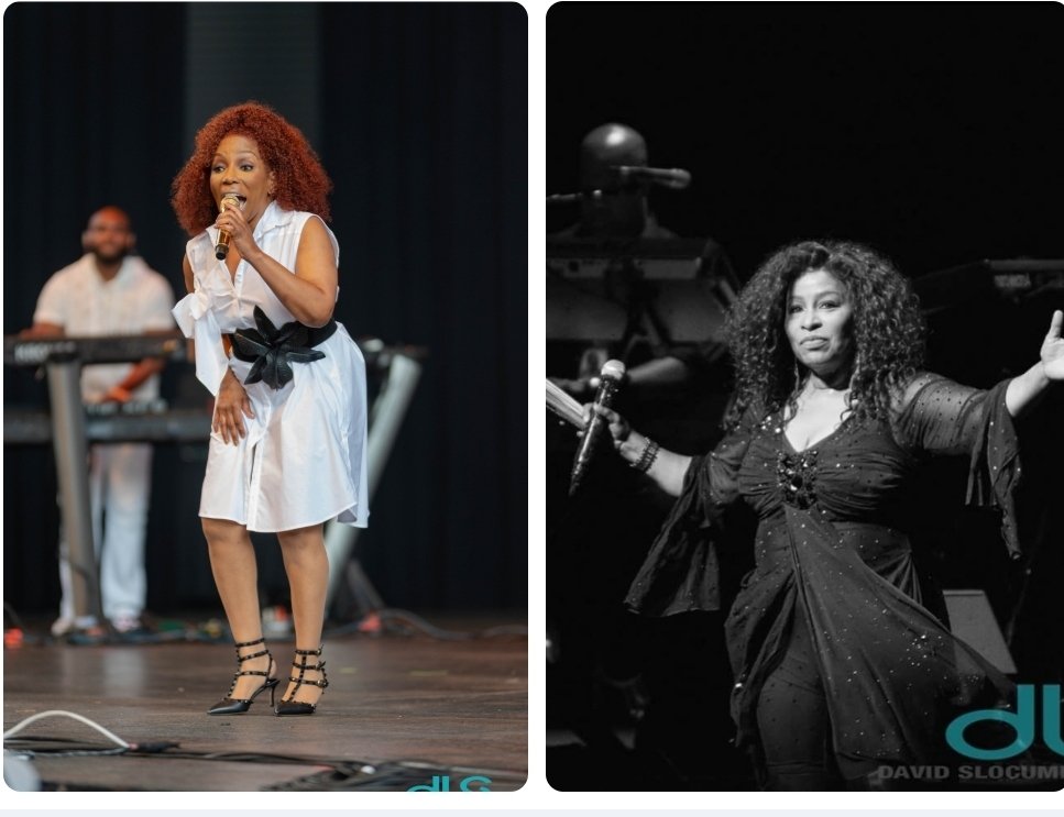 MadCamOnTheGo's tweet photo. Mama Stephanie came to sing! Chaka is soo high! If she says THANK YOU one more time!! Thankfully Mama Stephanie trying to help Chaka out. 
#VERZUZ #legends #nomoreciroc
 @PrettyMill1 https://t.co/EyANTLXybs
