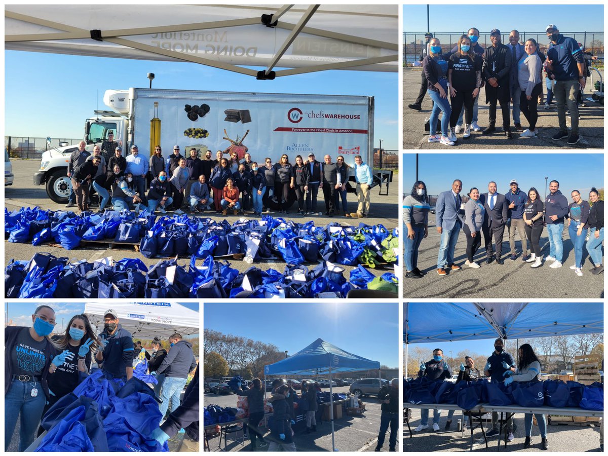 Today various organizations came together to give back to our communities for a #ThankfulThanksgiving Meal Giveaway. We even got to see <a href="/ChefKwame/">Chef Kwame Sam</a> in action! #WOANY #LifeAtATT #OneNYNJ <a href="/judy_cavalieri/">Judy Cavalieri</a> <a href="/TrishaTCostanza/">Trisha Torres Costanza</a> @Ale_ValdezNYC <a href="/LisaJohannesse8/">Lisa Johannessen</a> <a href="/WomenOfATTNY/">Women of AT&T NY</a>