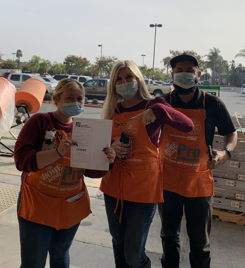 Thank you ⁦<a href="/DenaRuhley/">Dena Ruhley</a>⁩ for the Pro visit today. Bringing in the 💵. Brian closing a lumber order! Let’s graduate that business! ⁦<a href="/HomeDepot647/">Westminster HD #647</a>⁩ ⁦