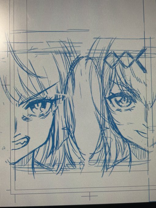 後、1.5ページ下書き済んだらペン入れに入れる。イケウマ娘達バチクソ描く予定で進んでる24ページを描こうなど正気では無い。 