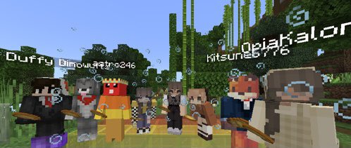 OpiaKalon's tweet photo. happy one year anniversary bedrock server! i met many of me bestest friends here (expect kate, she was late uwu) <3
also #mobileera :,) https://t.co/hK5Mg8EIYD