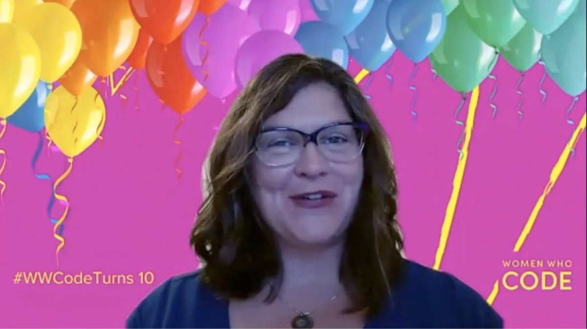navbarbar's tweet image. Congratulations to @WomenWhoCode - one heck of an impactful organization for women in tech! 🥳🥳

Loved the opening ceremony🍾🎊Got me so pumped!! 😍🤩

 #confwd21 #wwcodeturns10 #WomenWhoCode
