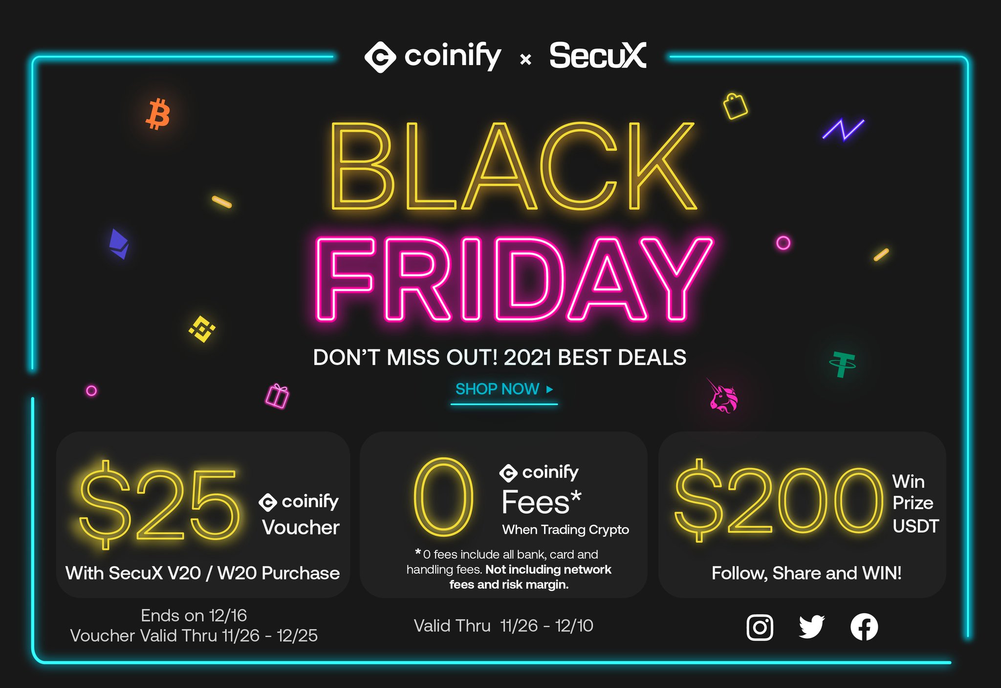 SecuX On Twitter Coinify X SecuX Black Friday Sale 2021 coinify