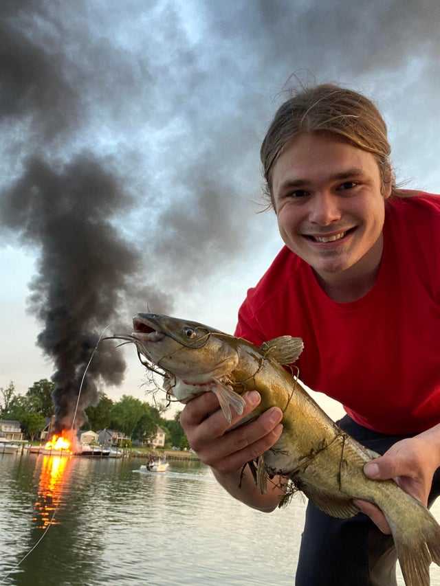 Literally hooked my first cat of the year as that boat exploded.
#canada #london #france #florida #newyork #germany #uk #california #miami #sanfrancisco #newjersey #fishinglife