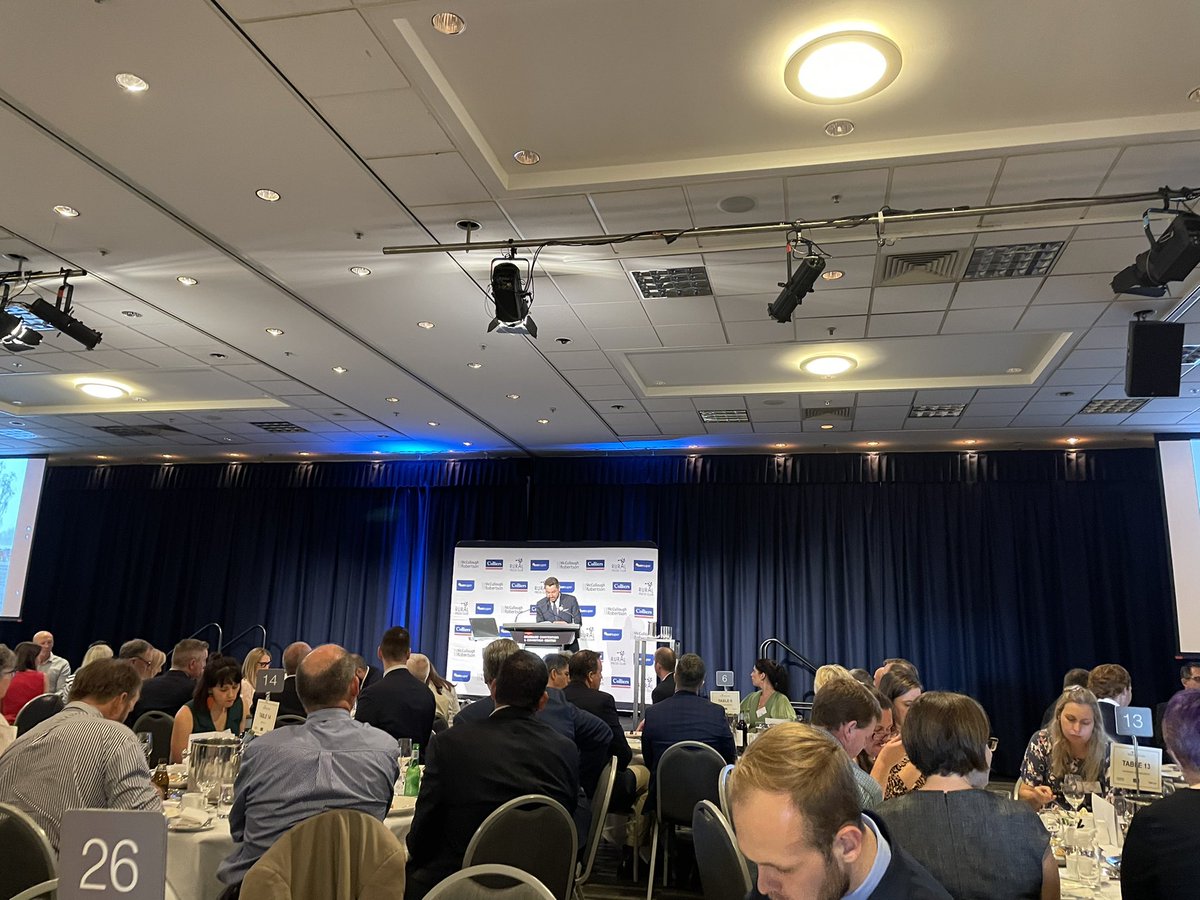 Fox28Teresa's tweet photo. Great to be at the @RuralPressClub #AgDayAU lunch as an #AgForceYPC member listening to Bryce Camm talk industry leadership, #water #policy &amp; higher education. https://t.co/ZMeiqLZ4fH
