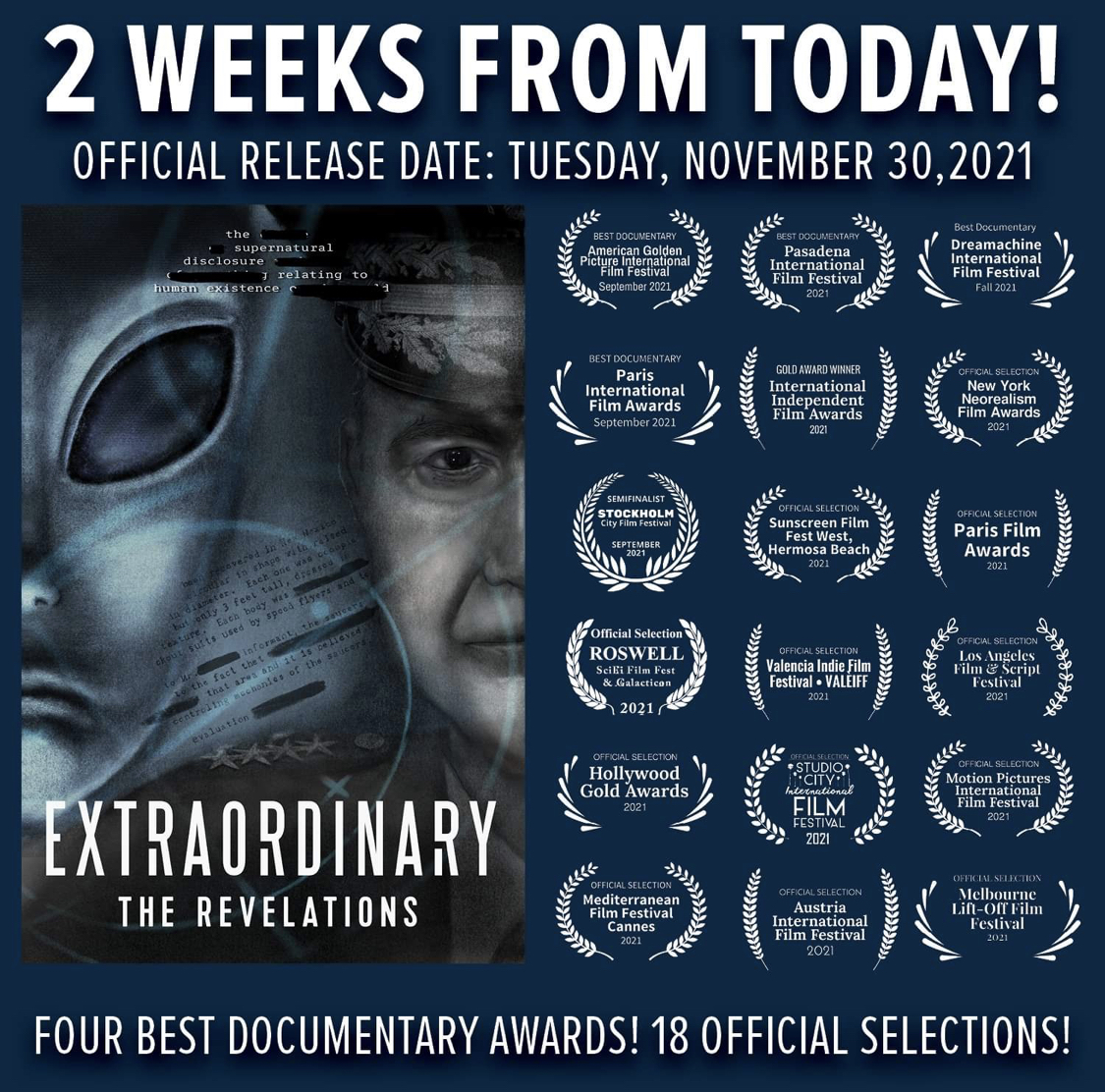 This is my dear friend and colleague Lori Wagner's latest Documentary out in 2 weeks. And Jimmy Church narrates. You can't get much better than that. Website: j3films.com/extraordinary-…