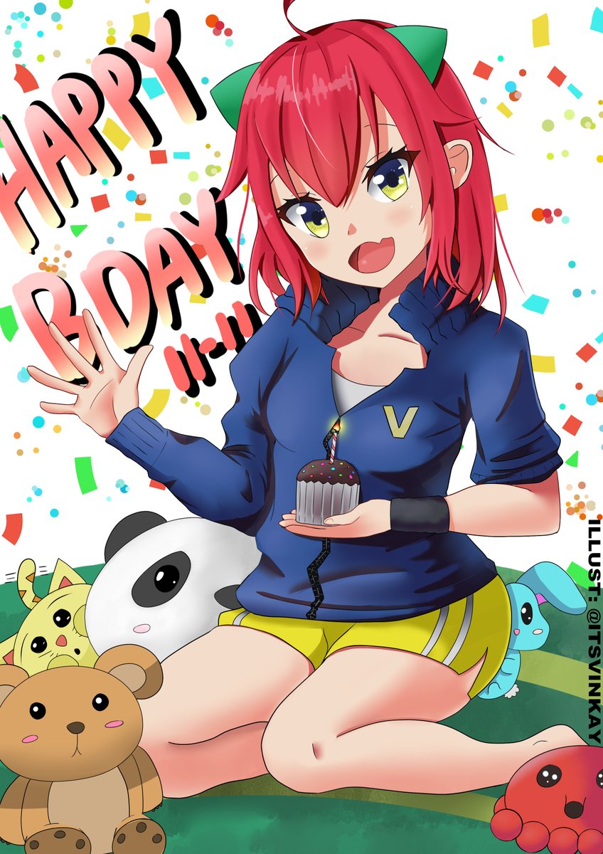 itsVinkay's tweet photo. Happy belated Birthday to me ! ! ! >-<" 11/11

#anime #illustration #digitalart #Happybirthday #drawing https://t.co/VQRer5yoKx