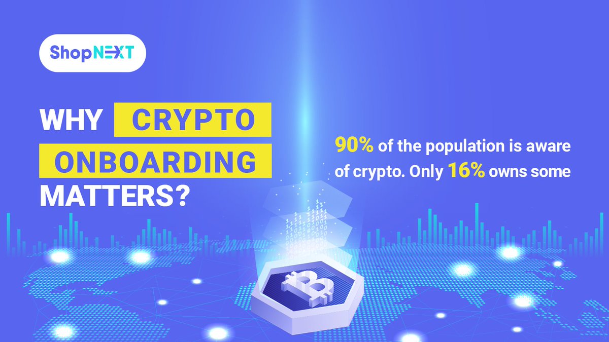 HelloShopNEXT's tweet photo. 🌟Why crypto onboarding matters❔
👉90% of the population is aware of crypto but only 16% owns some.

Read More:
https://t.co/VnNg5ynEWW

#ShopNEXT #ShopToEarn $NEXT https://t.co/WqerDSq58y
