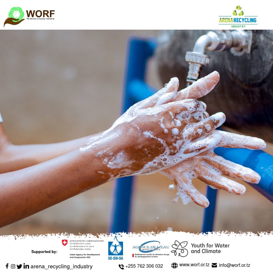 ArenaRecycling's tweet photo. Benefits of hand washing 

✅Reduces the number of people who get sick with diarrhea by 23-40% 

✅Reduces diarrheal illness in people with weakened immune systems by 58% 

✅Reduces respiratory illnesses, like colds, in the general population by 16-21% 
 @InternSecrWater https://t.co/ORqgQBGm5l