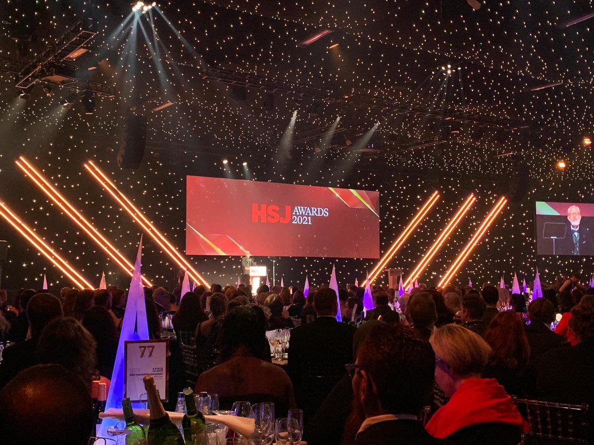 Absolutely thrilled that our communications team was highly commended for their Spreading the Vaccine, Not the Virus campaign at last night’s #HSJAwards. Well done to everyone involved and congratulations @C_Mpartnership