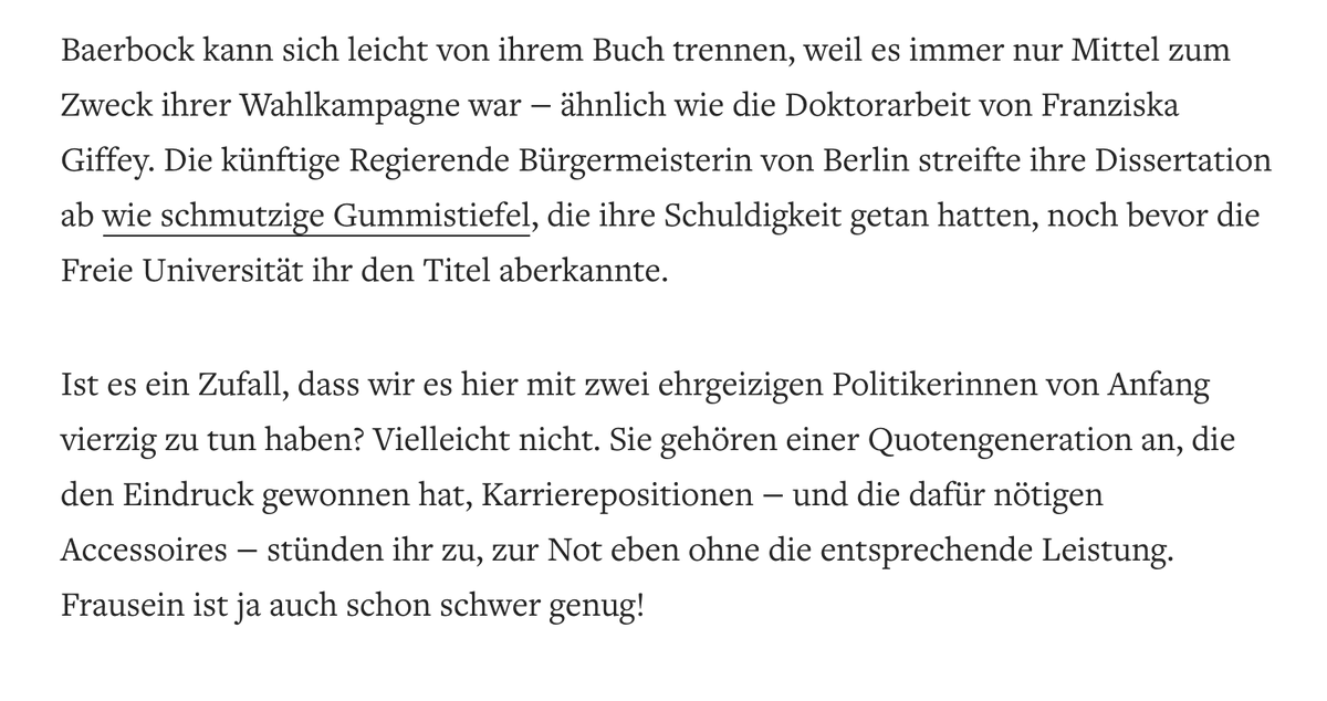 Susanne Gaschke schreibt einen Kommentar, der eine politisch unkorrekte Pointe haben mag, aber einem Unbehagen Ausdruck gibt, das auch nach meinem Eindruck wächst. Gerade bei Leuten, die sich als erste aus ihren Familien formale Bildung erarbeiteten
welt.de/debatte/kommen… <a href="/welt/">WELT</a>