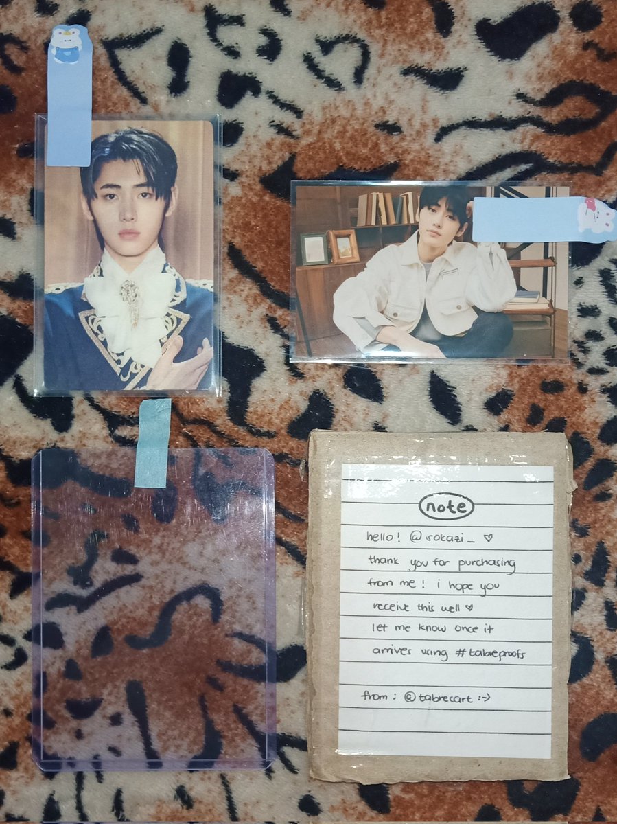 sokazi_'s tweet photo. Sunghoon Trading Card and Lenti came home, safe and sound! 🤍 Thank you for packing it well. It was a smooth transaction. Thank you so much, @tabrecart! 💗

#tabreproofs https://t.co/JcB2x2Ml8f