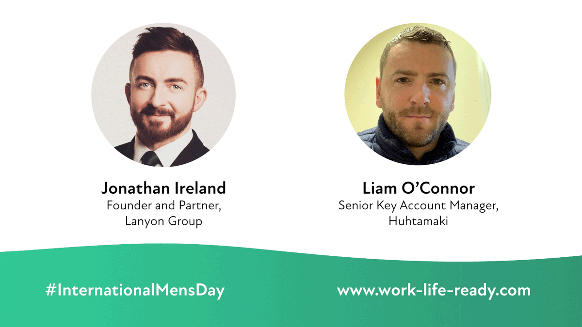 The event will be hosted by Jonathan Ireland of @LanyonGroup @J_IrelandPR and will begin with a talk and Q&A with Liam O'Connor of @HuhtamakiGroup #MensMentalHealth #MensWellbeing #IMD (2/3)