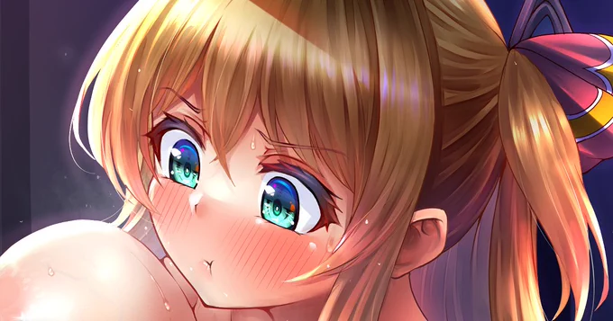 お顔かわいく描けたと思う 