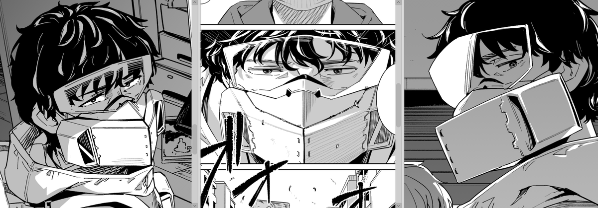 サガラが2巻から着用してる新型マスクは実写版キャシャーンリスペクトです。 