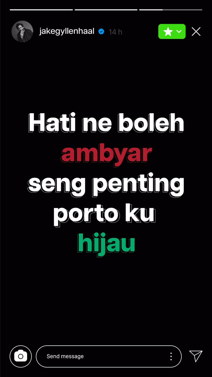 Stockbit's tweet photo. Aku padamu Mas Gyllenhaal🥲 https://t.co/UHkmPV0HJt