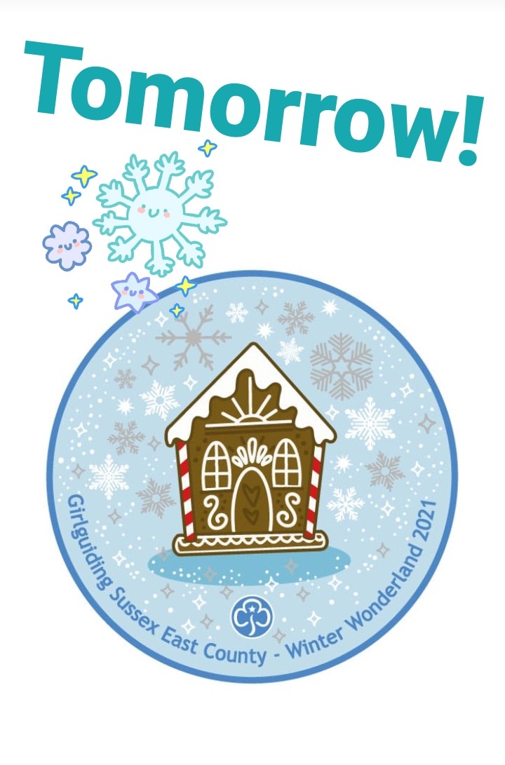 GuidingSussexE's tweet photo. 📢 TOMORROW 📢
Our Winter Wonderland virtual event 10am Sat 20th Nov. ❄
DM for links to our Winter Wonderland FB group, YouTube channel & Padlet.
#WinterWonderland2021 #VirtualGuiding #GirlguidingSussexEast @Girlguiding @Guiding_LaSER https://t.co/uTHGltQkgl