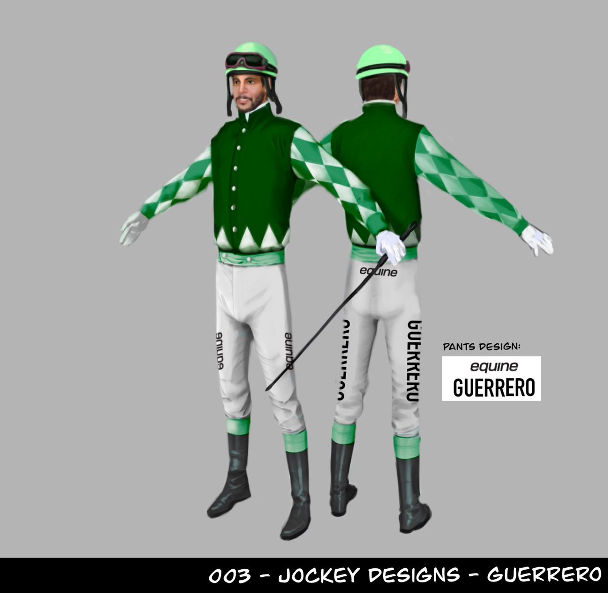 EquineNFT's tweet photo. If you met Guerrero outside, you'd meet a quiet, reserved man who shies away from the limelight.

On the race track, you wouldn’t recognize him. A superstar with presence so dizzyingly massive, it crushes his opponents’ confidence and snatches the victory away from them. https://t.co/z9SyxMEDBC