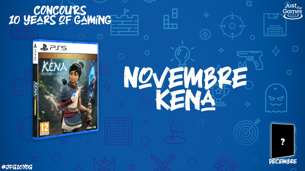 MaxEnt_FR's tweet photo. Kena est maintenant disponible en version physique ! 🎉

Gagnez votre exemplaire PS5 avec notre avant-dernier concours fêtant nos 10 ans 🥰

➡️ RT + Follow @JustForGames_FR + répond avec #JFG10YOG, tirage au sort le vendredi 26/11 ! https://t.co/C0EpvvmKxU