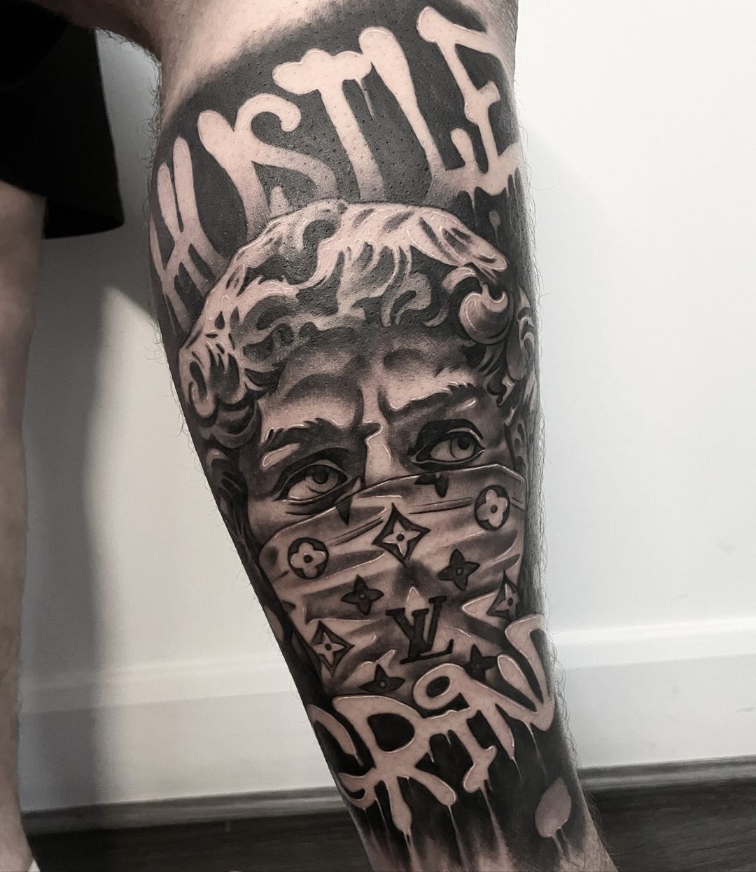MagnumTattooSupplies on X: Hustle grind! Dope tattoo from Troy