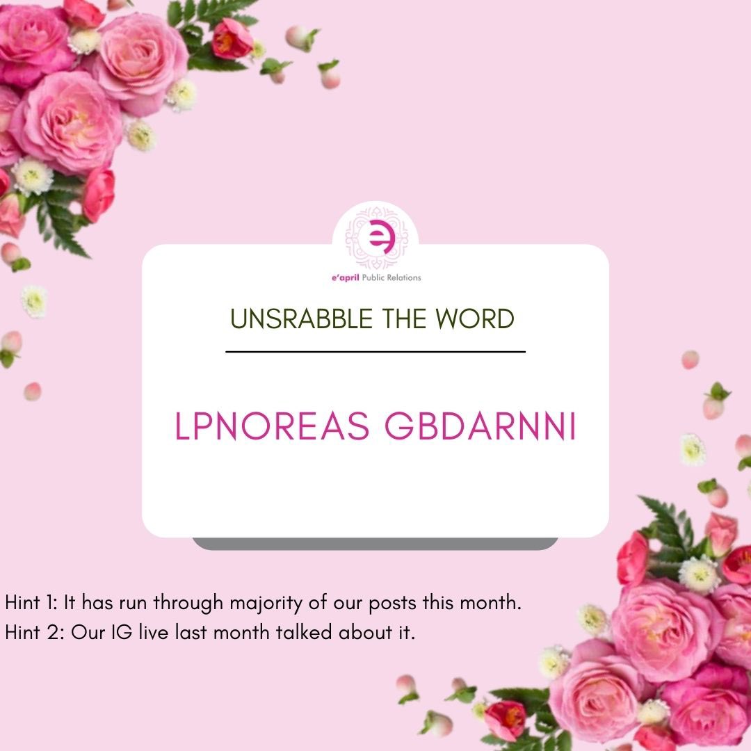nuevacomms's tweet photo. Happy Friday🎉
Here’s a puzzle for you to solve. Hints to the game have been provided in the photo 💃🏽
Share your answers in the comments session.
Enjoy your Friday🎉
#unscrabble #scrabble #funfriday #fun #branding #personal #pr #prfriday #lifestylepr #beautypr #fashionpr https://t.co/DpnLEW5Lj5