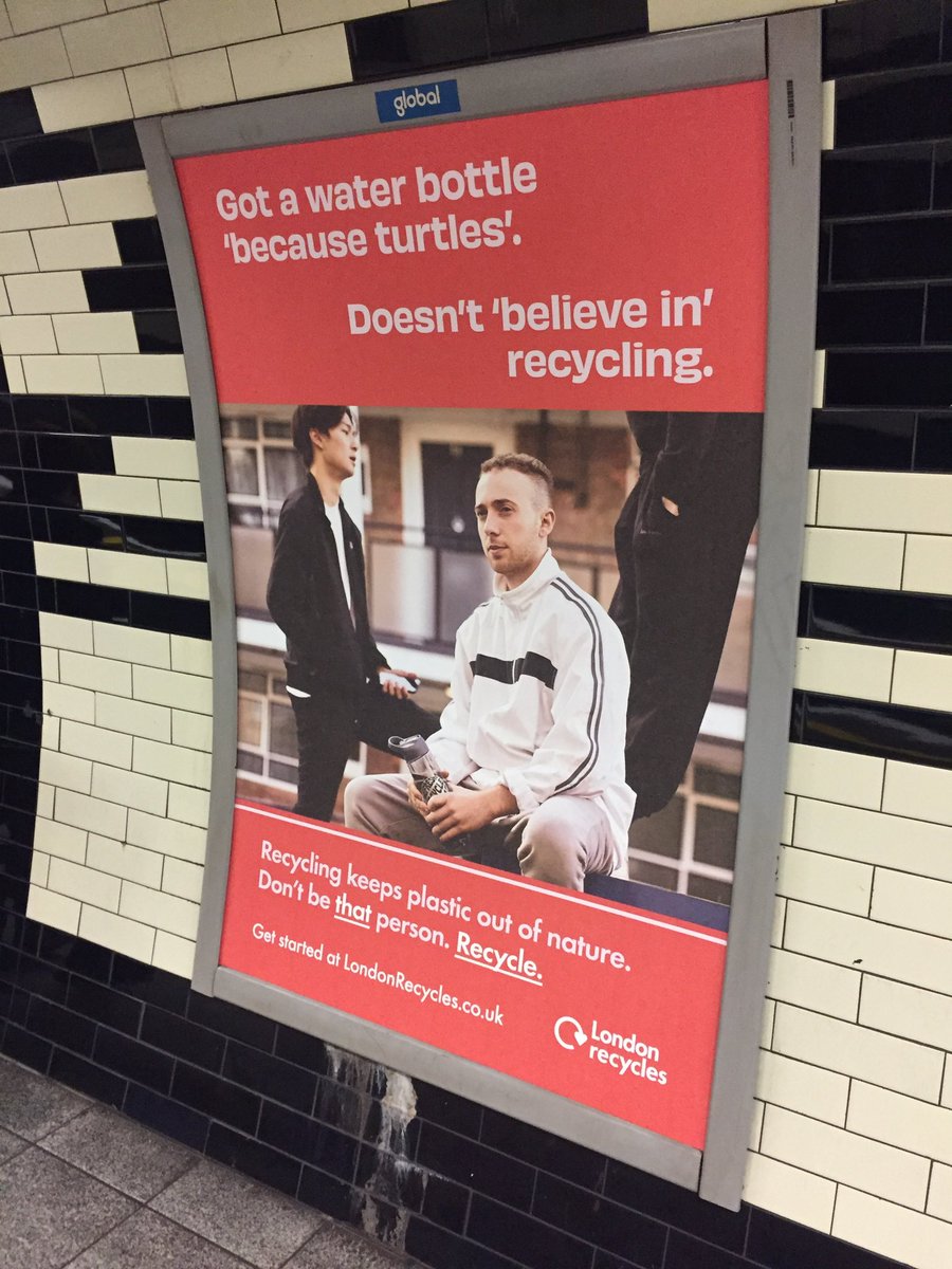 MarieDunaway's tweet photo. Great new campaign from @LondonRecycles well timed with interest in #climatechange following #COP26 and its focus on #behaviourchange for millennials and Gen-Z. Interested how to encourage adoption of positive behaviour in older groups and other London communities too? #recycle https://t.co/Or0i0qGl4F