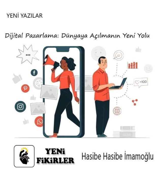 “Dijital Pazarlama, uzun zaman önce, eski ve geleneksel pazarlamayı geride bırakmakla kalmadı, ayrıca kimsenin tahmin bile edemeyeceği yeni satış kanalları da yarattı.” Hasibe İmamoğlu’nun dijital pazarlama üzerine yeni yazısı! yenifikirler.org/2021/11/19/dij…