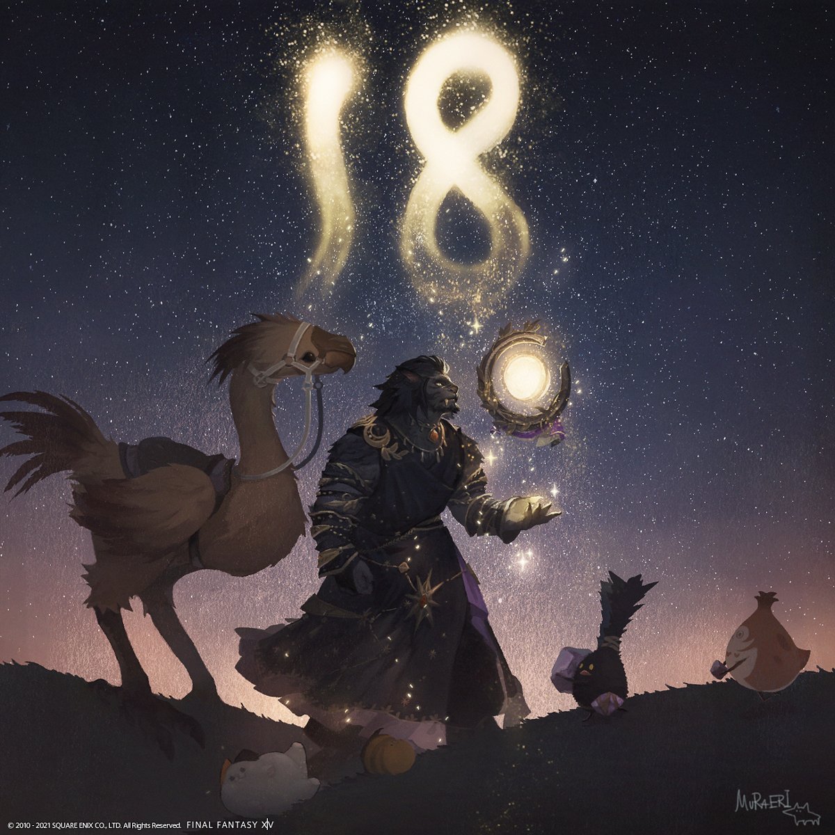 FF_XIV_EN's tweet photo. Only 18 days to go... the sky’s the limit! 🌌

🌘 #FFXIV #Endwalker https://t.co/BmhduQ04tz