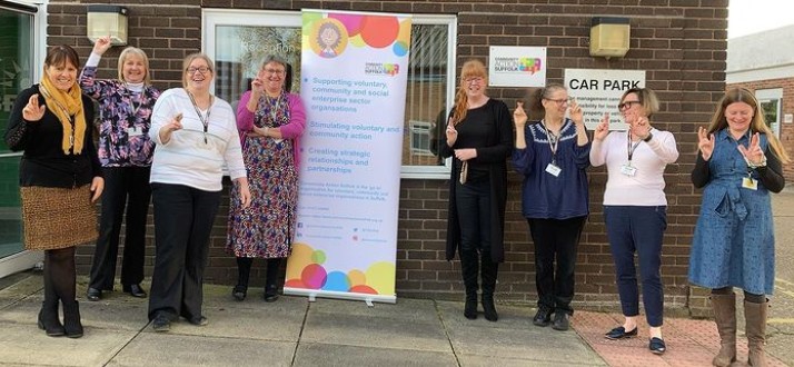 A huge thanks to National Lottery players for funding amazing projects! Your support is crucial to great work going on in the county 🙏 Here's us with our fingers crossed to say a big #ThanksToYou! #NationalLottery 

<a href="/minding_thegap/">Francesca</a> <a href="/VolSuffolk/">Volunteer Suffolk</a>