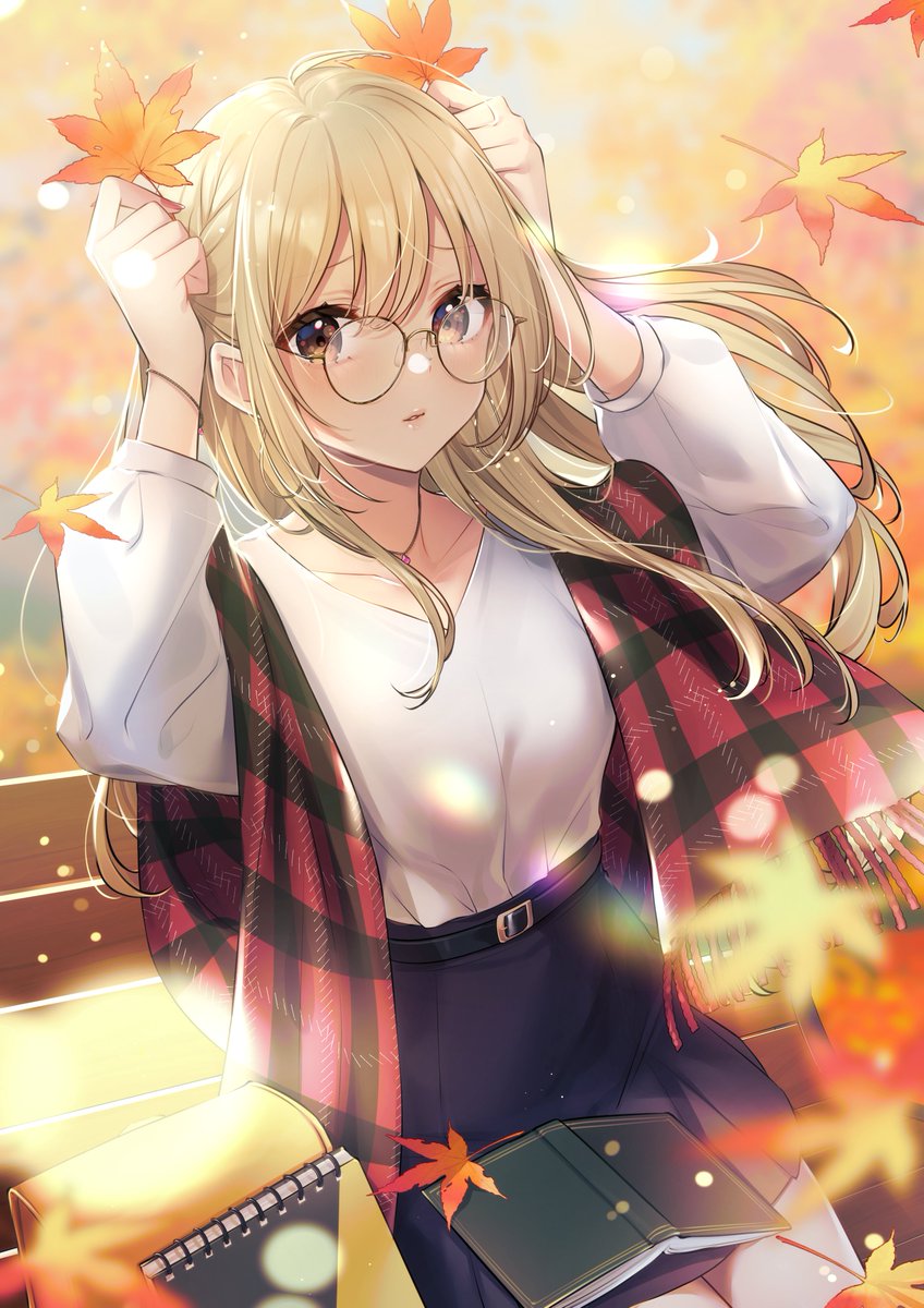 「メガネ差分 」|北爪久美恵| KitazumeKumieのイラスト