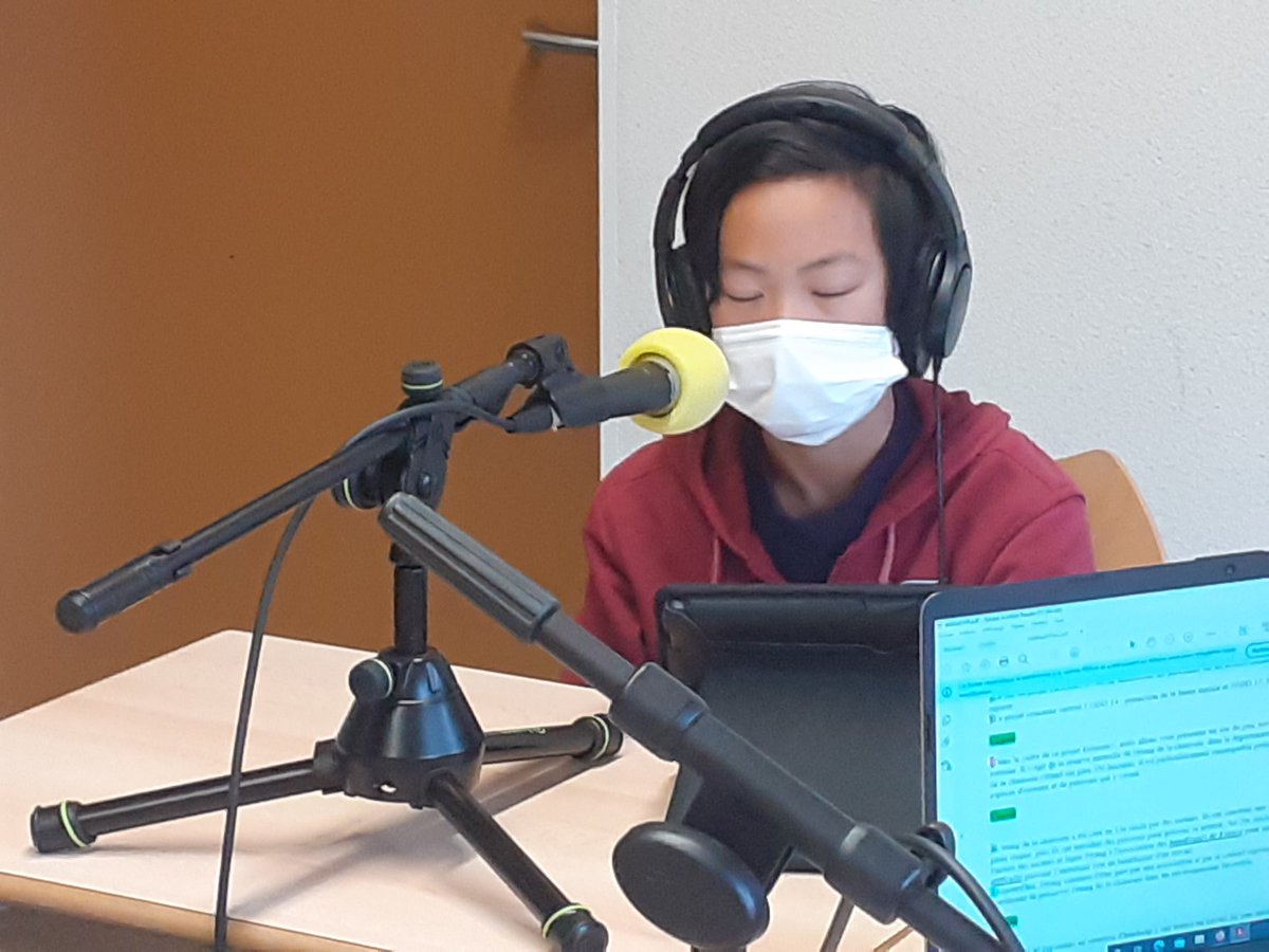 #webradiODD Début de l'enregistrement des podcasts au @collegevangogh en lien avec la sortie réalisée à l'étang de La Chaussée avec le @PnrLorraine dans le cadre du projet #ErasmusPlus 🇪🇺

#ODD10 #ODD12 #ODD14 #ODD15 @Agenda2030FR