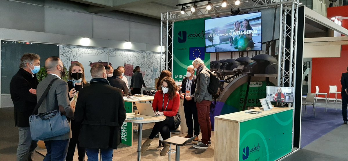 Vadecity's tweet photo. Terminamos la edición de este año de la @SmartCityexpo con muchas satisfacciones.
Contentos de haber podido mostrar las soluciones de micromovilidad de vadeCity a cada vez más usuarios. https://t.co/eXI2bfnVMJ