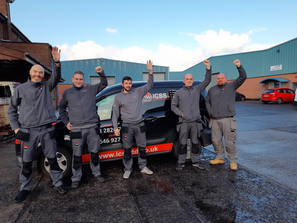 ICSSLarneLtd's tweet photo. Our amazing electricians, apprentices, PAT testers and all our boys are the very best you won't find a better bunch of boys. #InternationalMensDay
Just give us a call to have your business PAT tested, Fixed Wire Tested, Emergency Light Tested or anything else electrical. https://t.co/MHp48azi0u