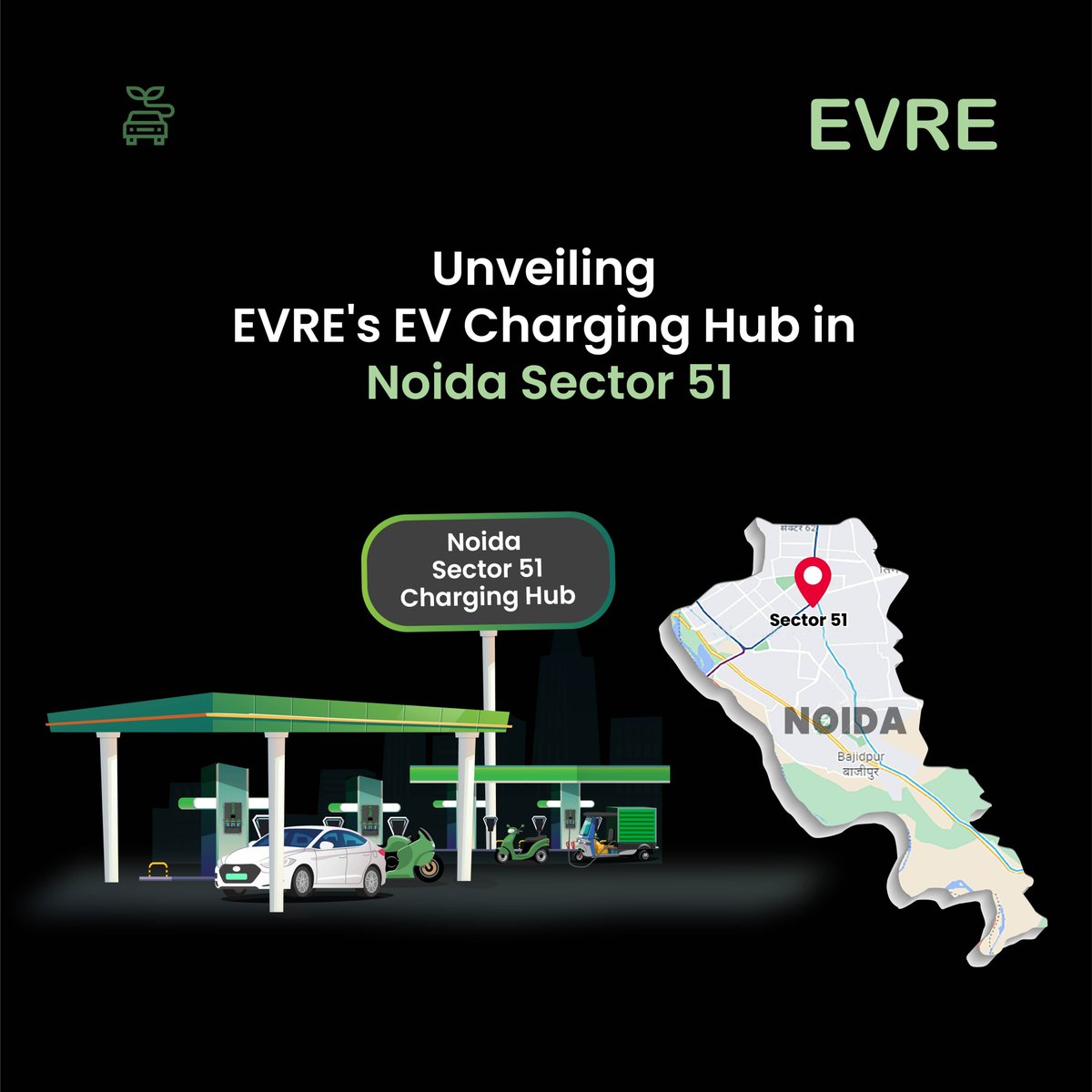 EVRE_in's tweet photo. Looking for a safe and efficient #EVCharging #Hub in #Noide #Sector51? Don’t worry, we have got you covered.
DM us for more details!
#EVRE #Noida https://t.co/FZIiIXco9G