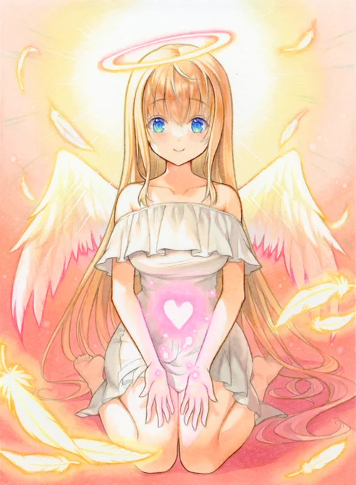 。.ʚ😇ɞ .。
#オリジナルイラスト #コピック 