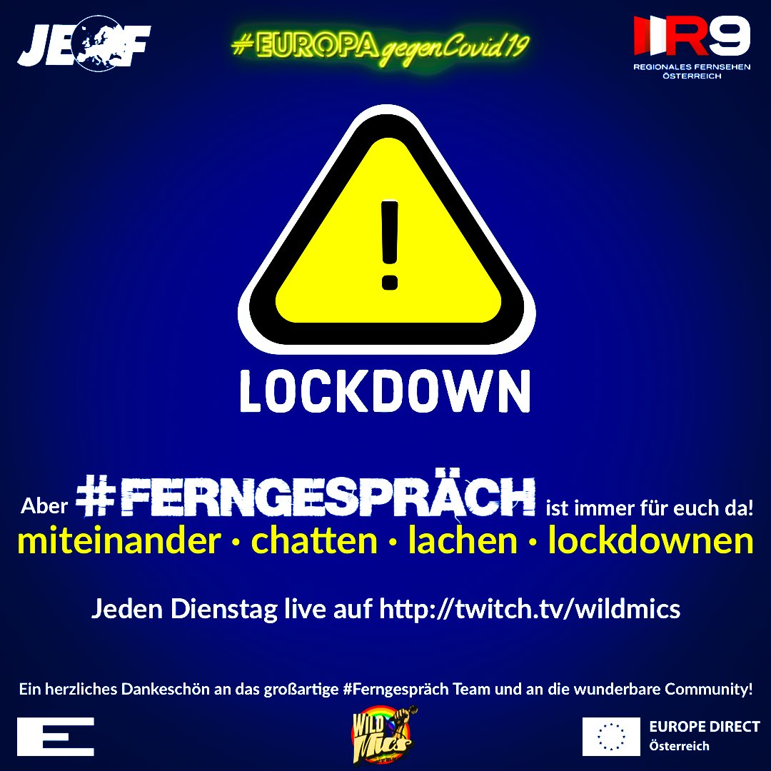 JEF_at's tweet photo. #Lockdown - aber #Ferngespräch ist für euch da! Danke dem gesamten Team @TommyKrappweis @Hoaxilla @berndharder @hummler @Martin_Moder @florianaigner @Lydia_Benecke @SophiaKrappweis @NanaWalzer @CarstenWatzl, allen Expert*n und der besten Community! #EUROPAgegenCovid19 #JEFspirit https://t.co/0izU85jzJW