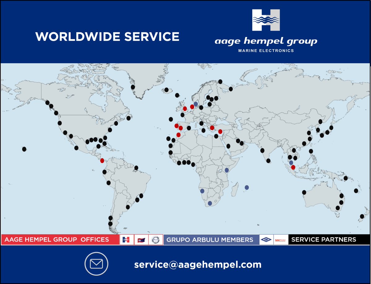 aagehempel's tweet photo. You can find @aagehempel in all maritime ports and shipping routes.If you are looking for a worldwide service coordination through a single point of contact, πservice@aagehempel.com #marinelectronicservices #worldwideservice #qualifiedtechnicians #maritime #shipping https://t.co/EiEQE07e3w