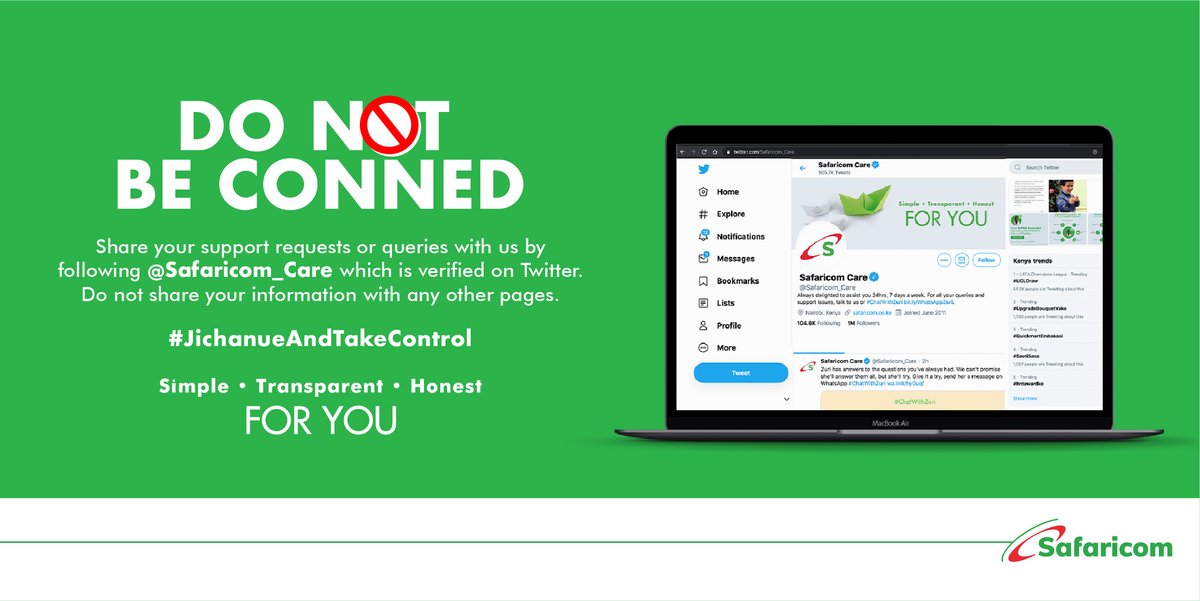 Safaricom Care tweet media