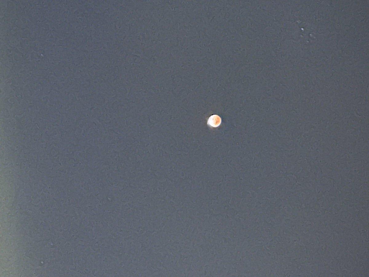 JillianFertig's tweet photo. The perks of working the morning shift: we all got to go outside an watch the partial lunar eclipse this morning! It’s the longest lasting partial lunar eclipse in 580 years. You can read more about it here: https://t.co/Llu0SC0g22 https://t.co/AuS3EERXdZ