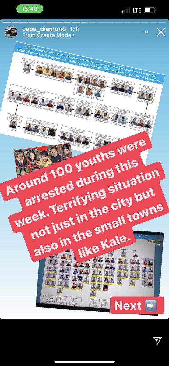 I was sharing these on my Instagram story about how it’s like living in the cities for the youth in this challenging time in #Myanmar. 

IG - cape_diamond