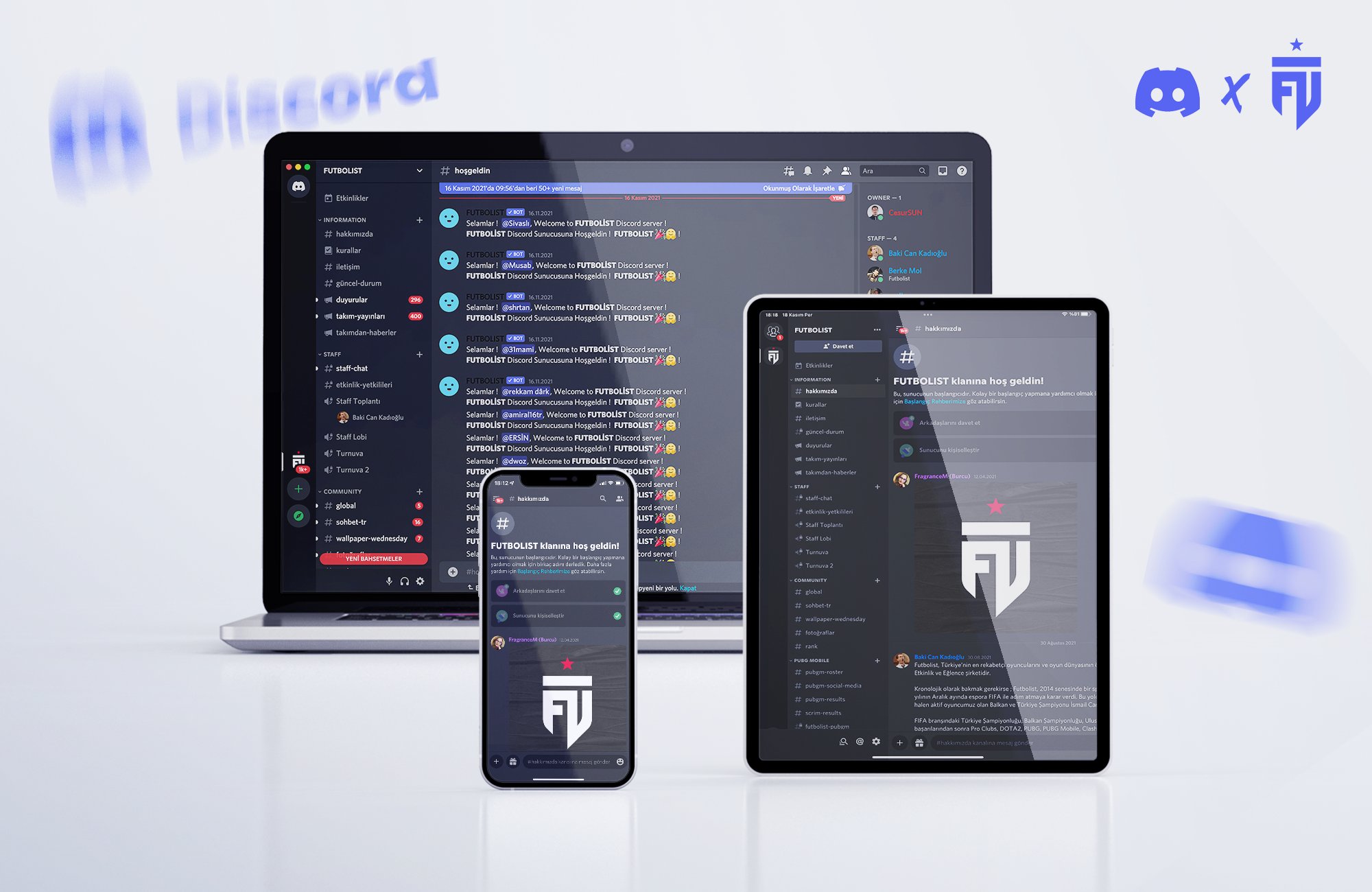 Futbolist Bir Discord Sunucumuz Oldugunu Biliyor Muydun Discord Sunucumuzda Yayin Duyurularimizdan Ve Onemli Gelismelerden Aninda Haberdar Olabilirsin Ayrica Sunucumuza Ozel Olarak Duzenledigimiz Haftalik Yarismalar Ve Hediyeleri