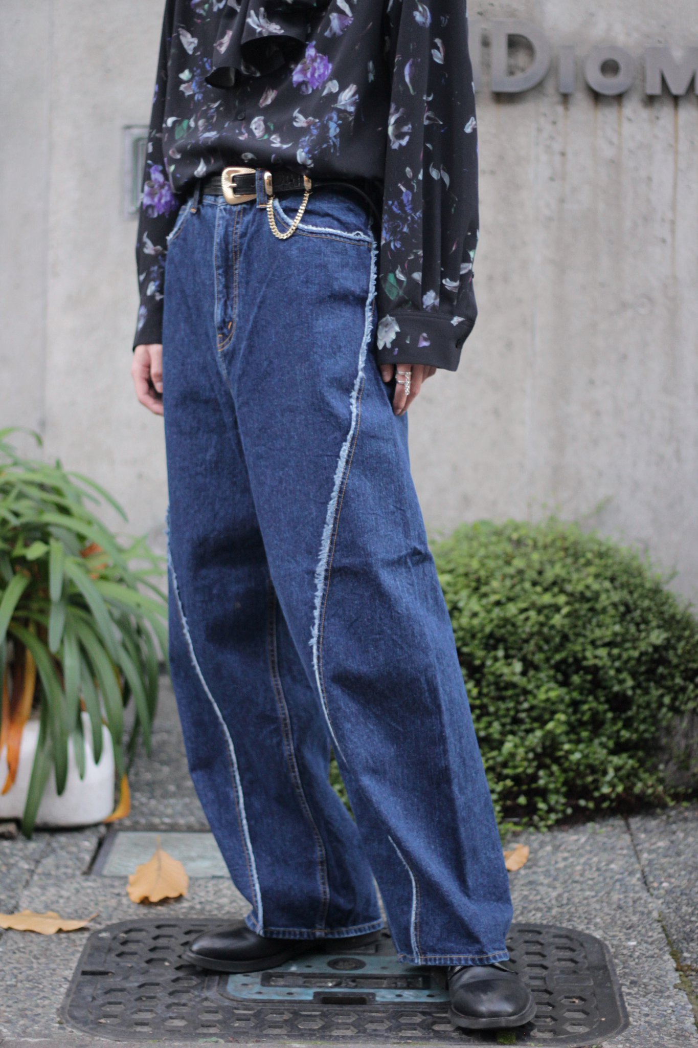 JIEDA 希少 USED LOOSE FIT JEANS 1 - デニム/ジーンズ