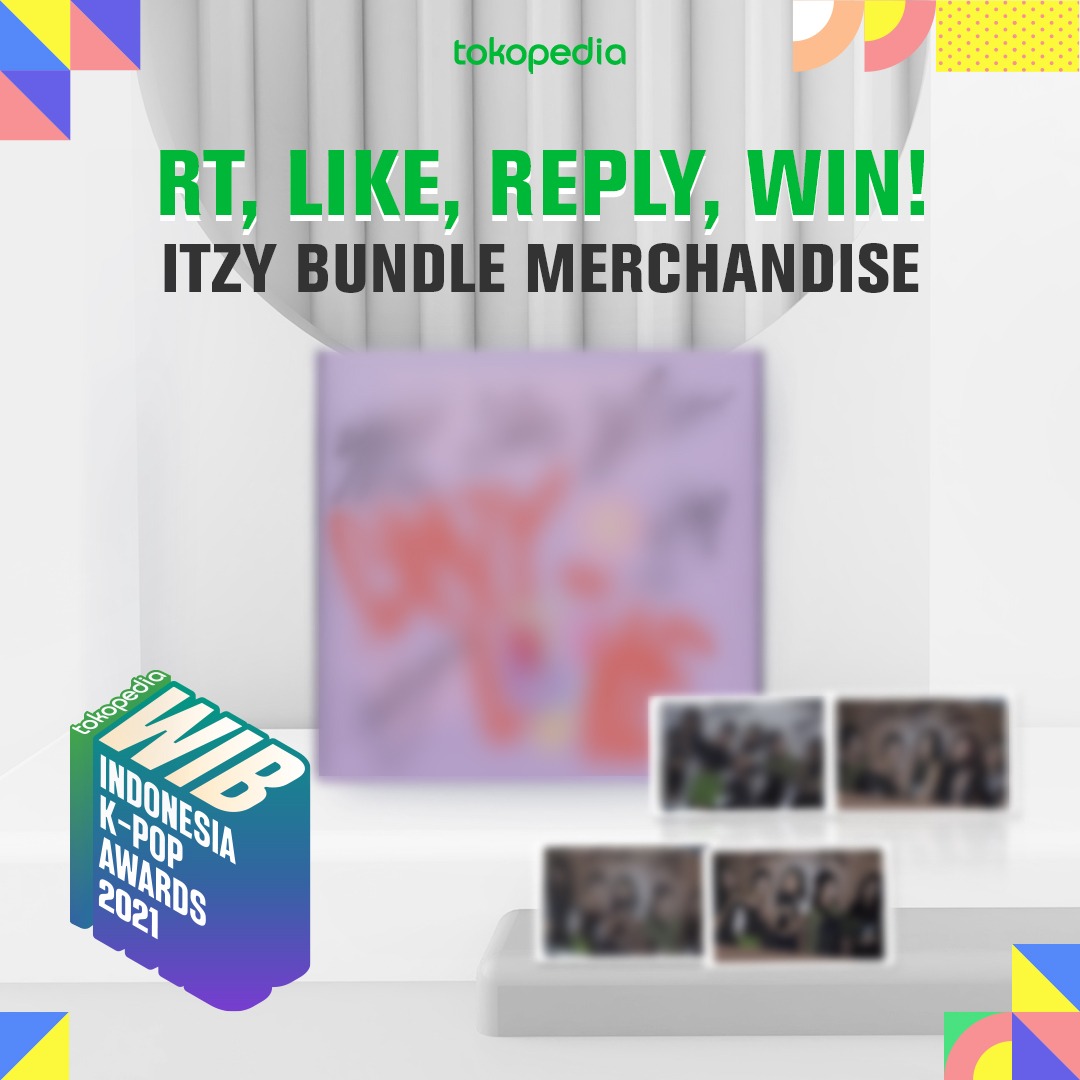 ✨MENANGKAN ITZY BUNDLE MERCHANDISE✨ (Signed Album + Signed Polaroid Backstage Moment)

Caranya:
1. Follow <a href="/tokopedia/">Tokopedia</a>
2. RT dan LIKE tweet ini
3. Reply dengan gunakan hashtag #ITZYdiWIBKpopAwards #TokopediaxITZY SEBANYAK-BANYAKNYA!

Pemenang dipilih secara acak! Semangaaat💚💚💚