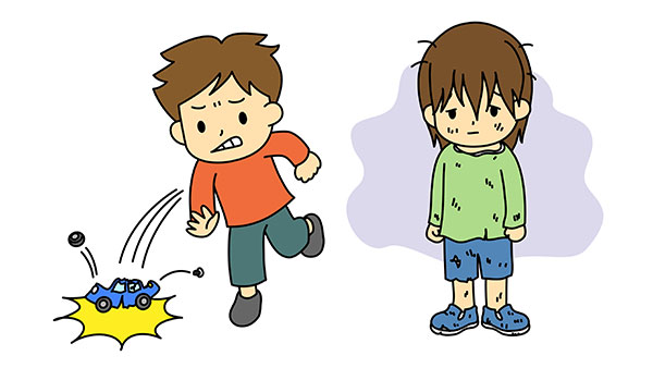 子供に汚された電話 虐待されている子供によく見られるサイン】 ・説明できない不自然な