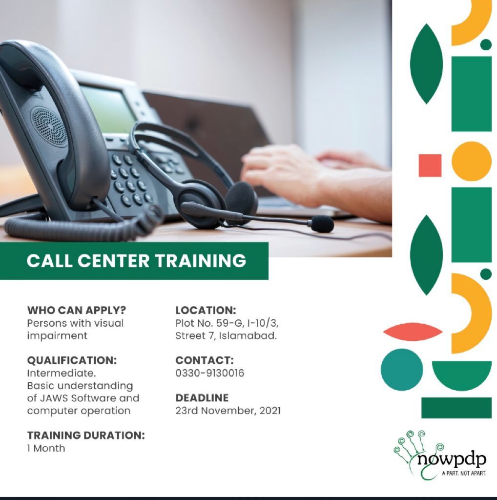 IIUAlumnioffice's tweet photo. Training Opportunity for the Visually Impaired https://t.co/cBQ5kPt4sl https://t.co/FwI1Xo2zho