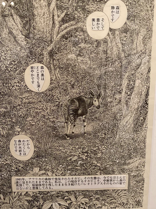 アナログで描いてるのは解る。
解るんだけれどもどう脳内設計すればこう描けるのか全然解らない……! 