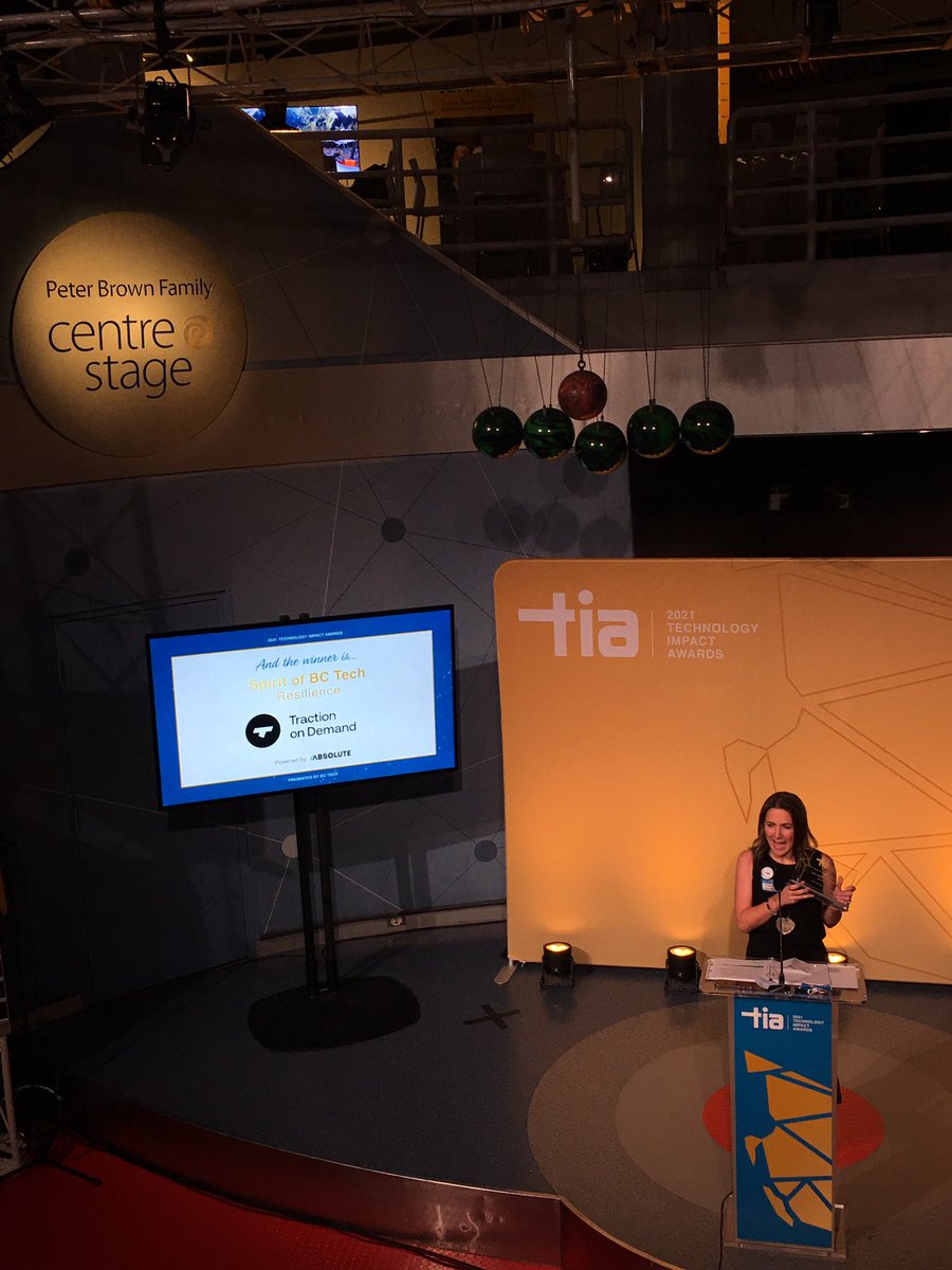 kelsi_alexandra's tweet image. Congratulations @tractionsm for winning the Spirit of BC Tech Resilience award!!