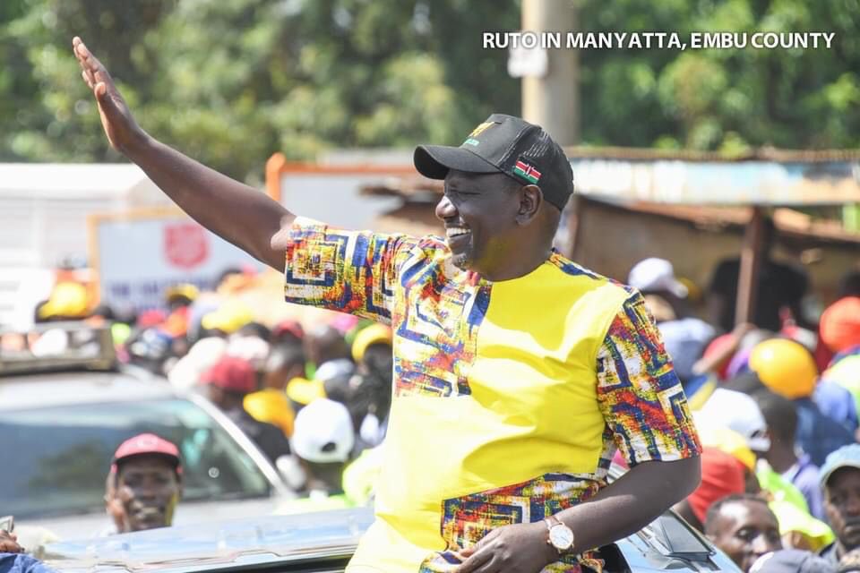 AnneWaiguru's tweet photo. Joined H.E the Deputy President William Ruto alongside other UDA leaders during his Embu County tour yesterday. Watu wa Embu, volume iko tu sawa..!
Mt Kenya region is Rutonated! 
Chama ni UDA, Form ni Hustler, na Mpango ni Bottom Up! 
#KaziniKazi https://t.co/Kc9Fod48ws